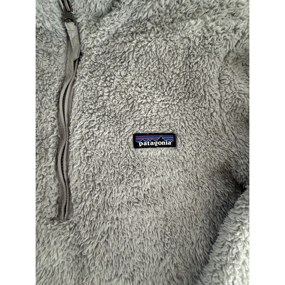 Patagonia Los Gatos 1/4 Zip Pullover Women's Large Gray Fleece Hoodie Activewear - Picture 10 of 15
